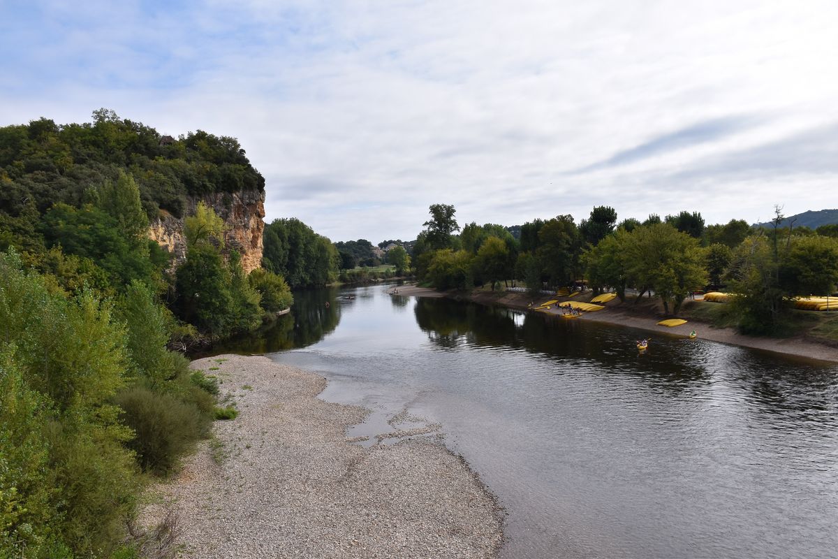 La Dordogne et ses falaises, à Vitrac