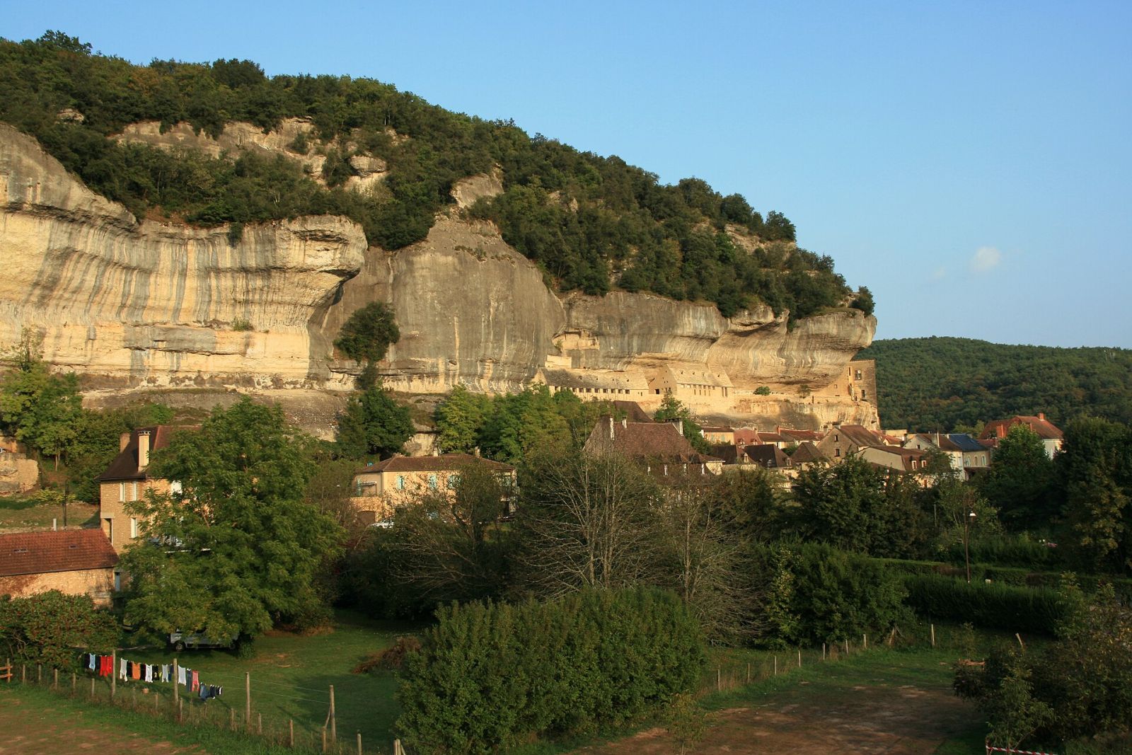 Village of Les Eyzies-de-Tayac, Dordogne, France.